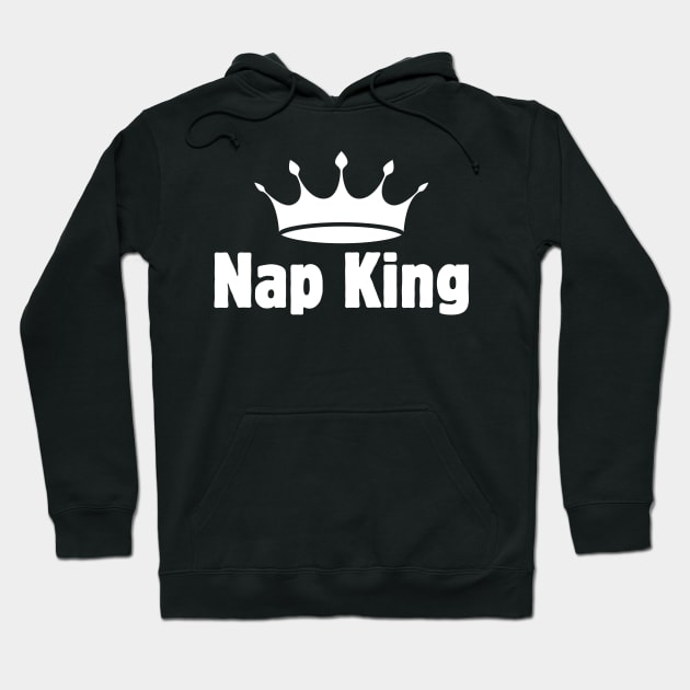 Nap King Hoodie by Meow Meow Designs